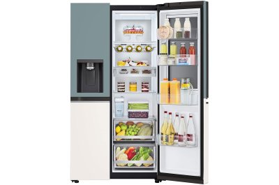ตู้เย็น LG Instaview Door-in-Door รุ่น GC-X257CMEW ขนาด 22.4 คิว รองรับ Wi-Fi ThinQ เคาะสองครั้งเพื่อดูด้านใน